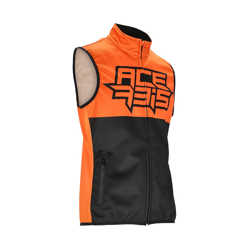 Gilet Acerbis Softshell Linear nero arancio