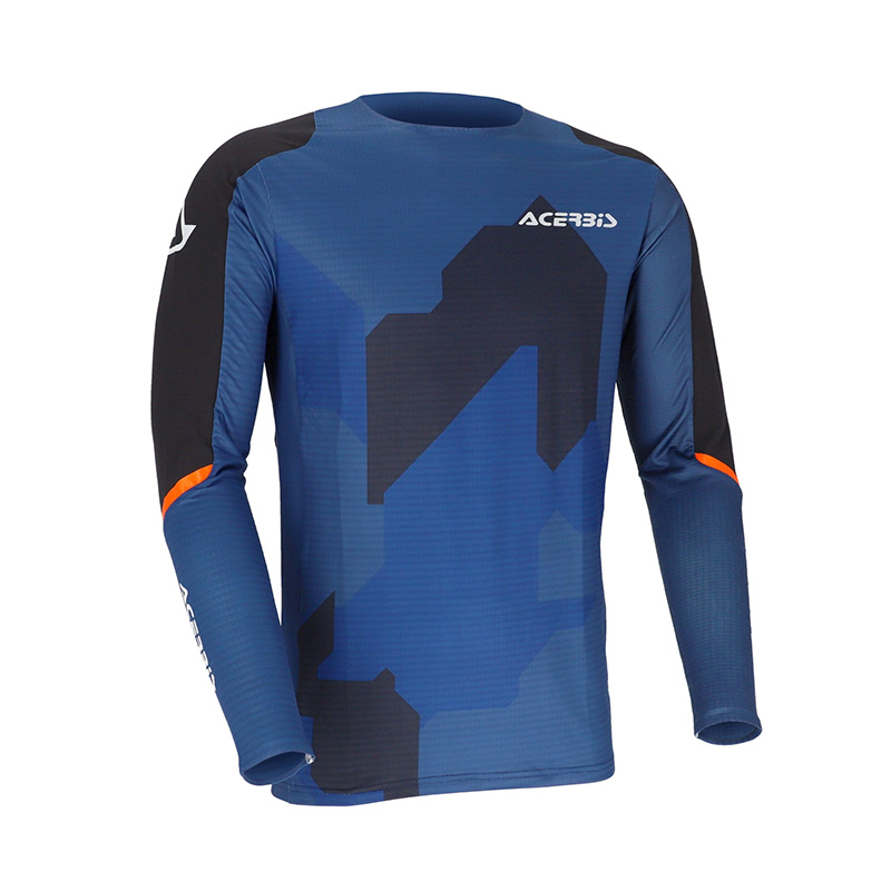 Maglia Acerbis X-Duro Winter 3.0 blu arancio