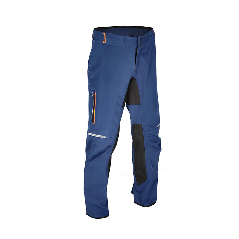 Pantaloni Acerbis X-Duro W-Proof Baggy blu arancio