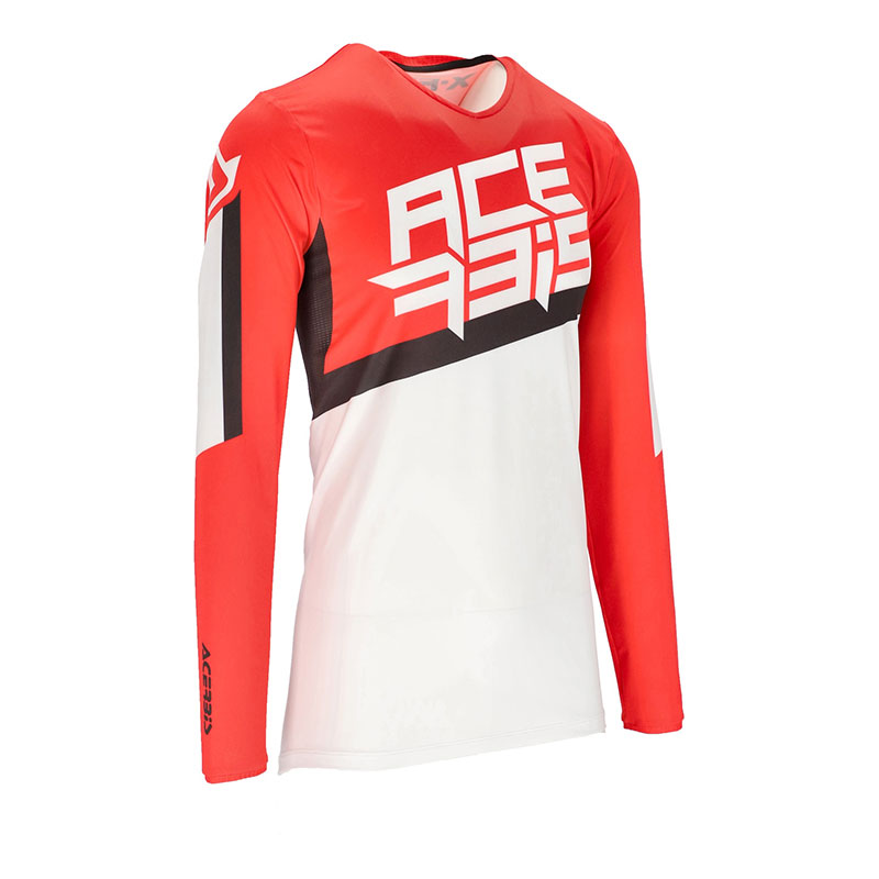 Maglia Acerbis X-Flex Four bianco rosso