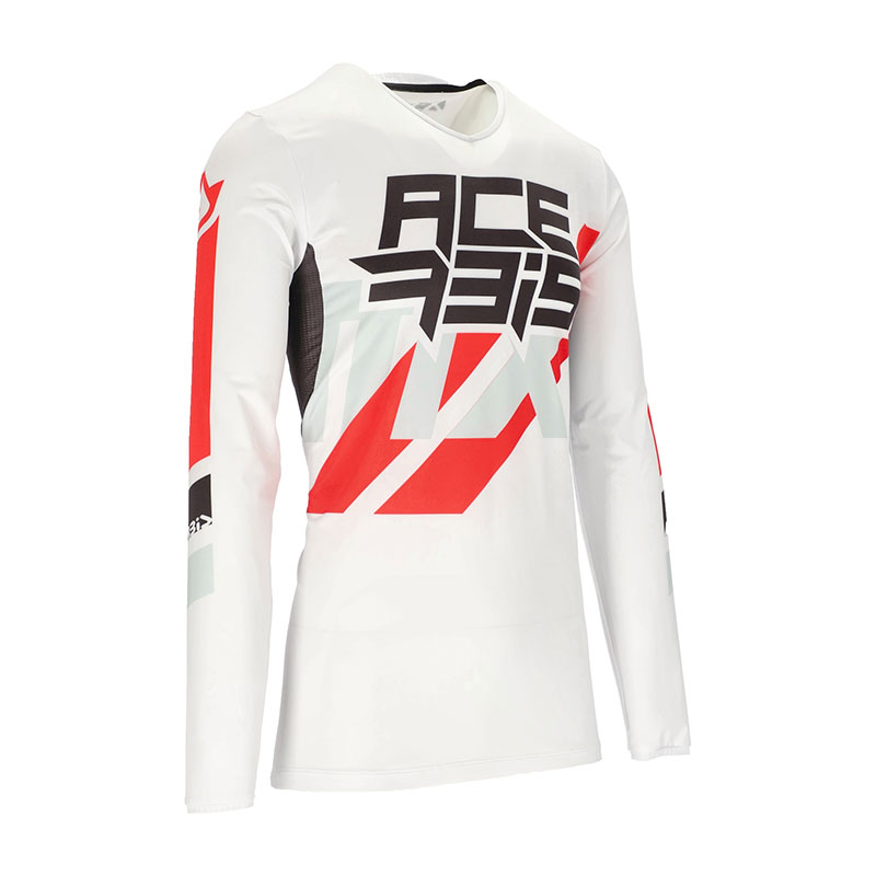 Maglia Acerbis X-Flex Three bianco rosso