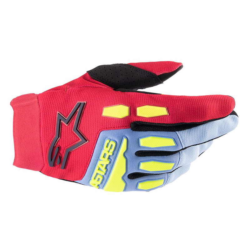 Gants Alpinestars Full Bore 2024 bleu berry rouge