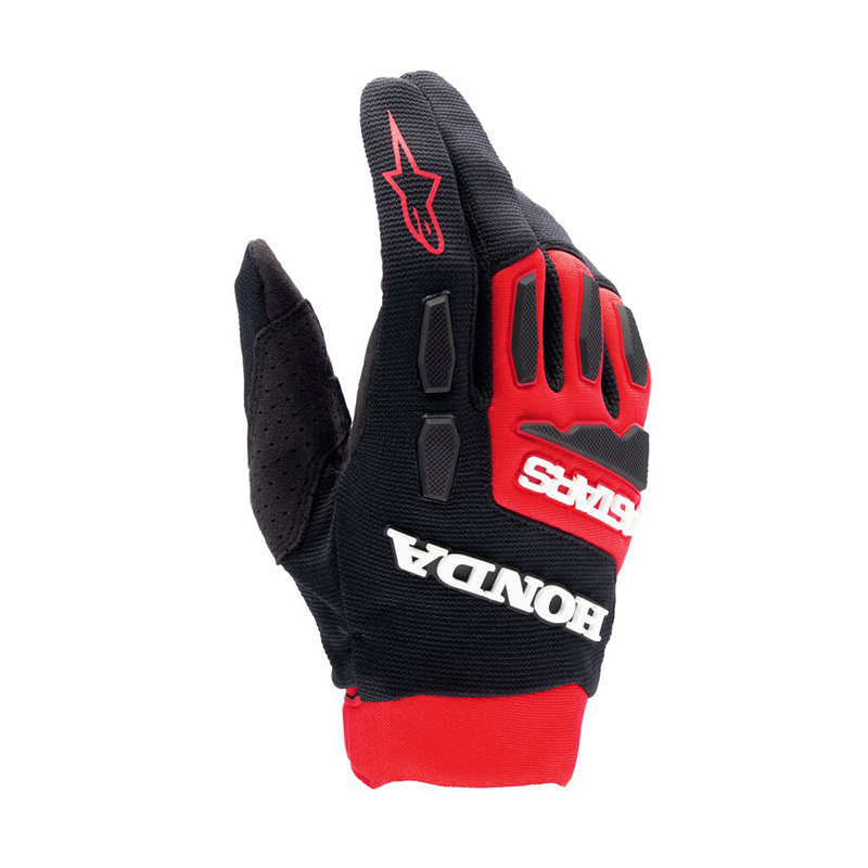 Guanti Alpinestars Honda Full Bore rosso