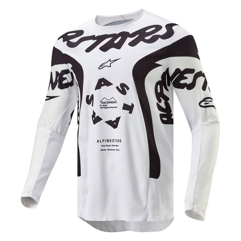 Maglia Alpinestars Racer Hana 2024 bianco