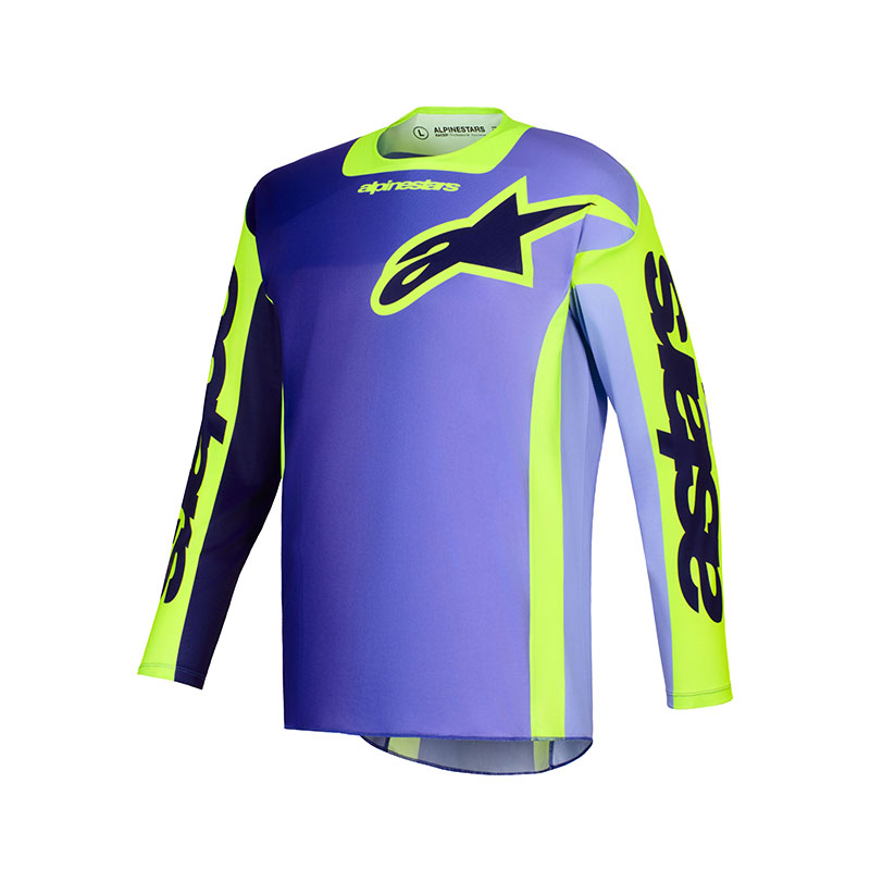 Alpinestars Racer Portl 2026 Jersey Purple Yellow