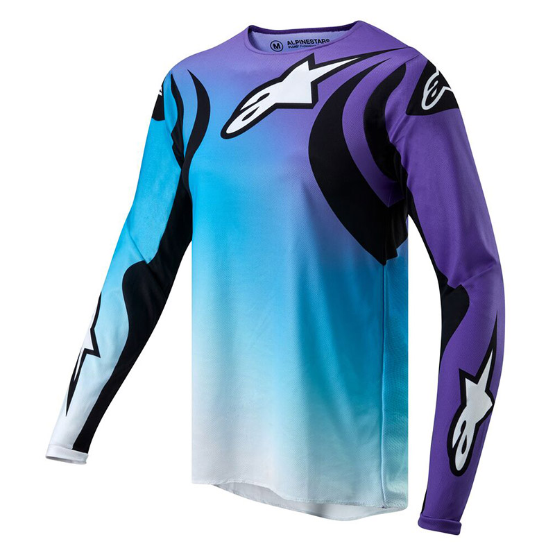 Maglia Alpinestars Stella Fluid 2024 bianco turquoise