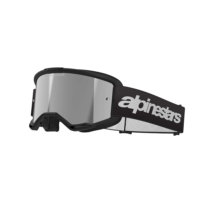 Alpinestars Vision 3 Wordmark nero argento