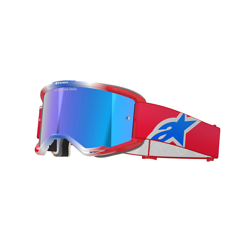 Masque Alpinestars Vision 5 Corp rouge bleu