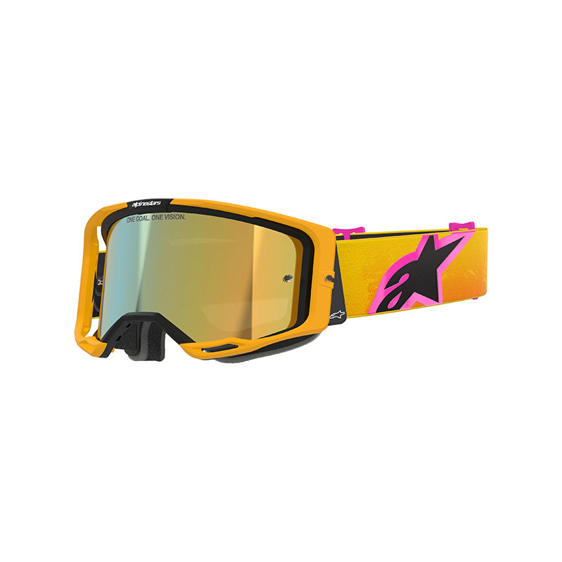 Alpinestars Vision 8 Corp Goggle Orange Gold