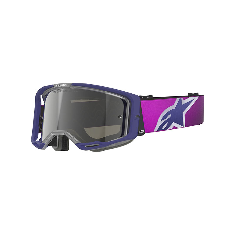 Alpinestars Vision 8 Corp Goggle Purple Grey