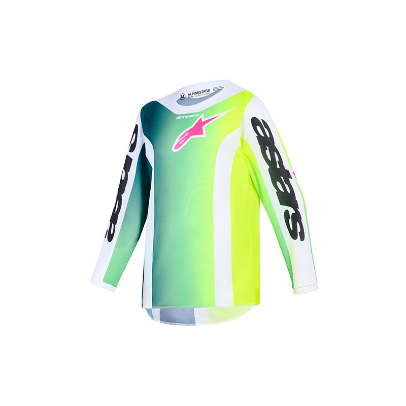 Alpinestars Youth Fluid Portl Jersey Green