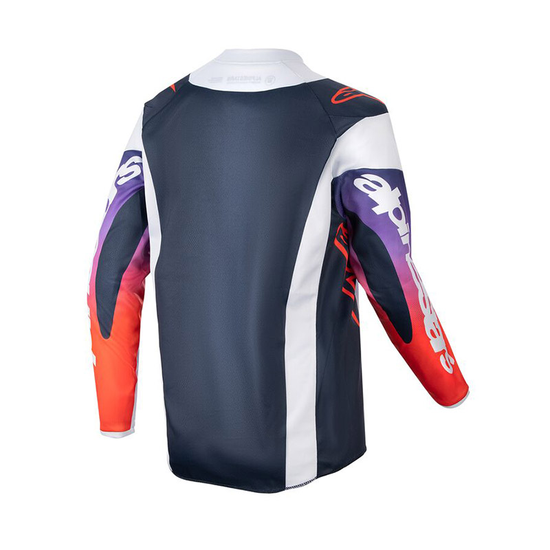 Alpinestars Maglia MX Racer Youth - Leggera E Traspirante Per Giovani Piloti (Lucent/Lurv/Pneuma/Hoen/Hana)