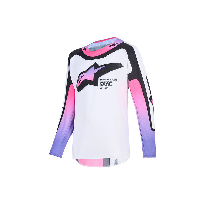 Alpinestars Youth Supertech Vista Jersey White
