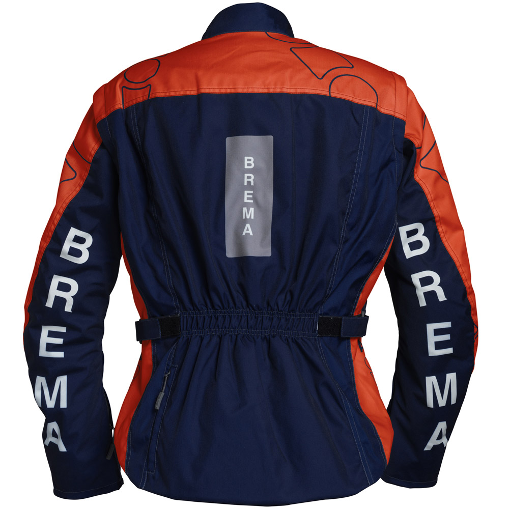 Giacca Brema Trofeo 2 Blu Navy Arancio | MotoStorm