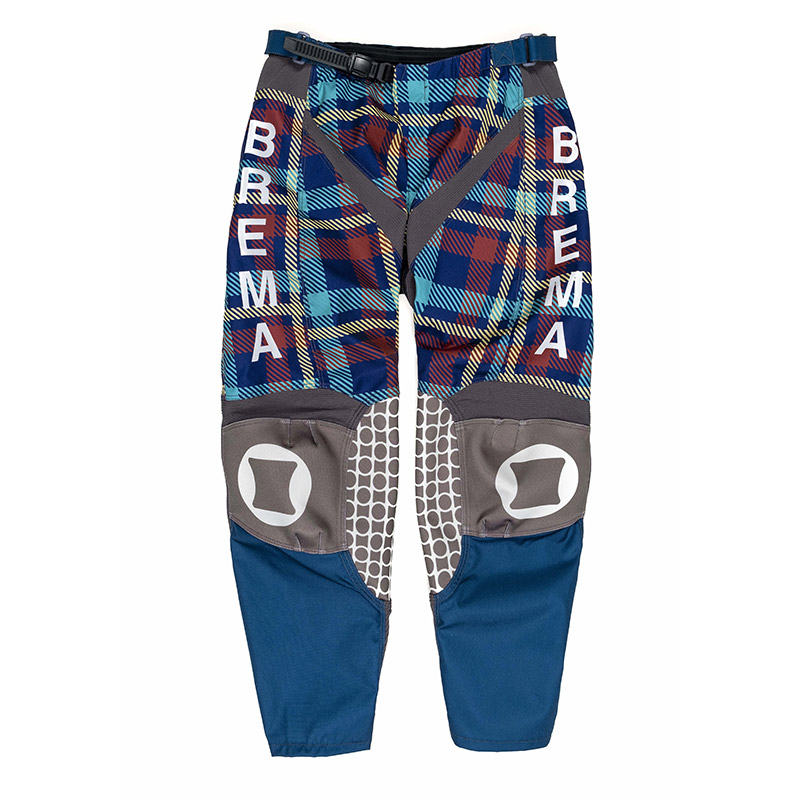 Pantaloni Brema Trofeo Chequered blu