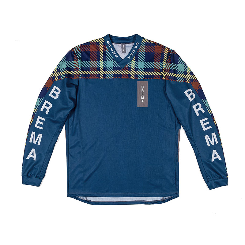 Maglia Brema Trofeo Chequered Sw blu