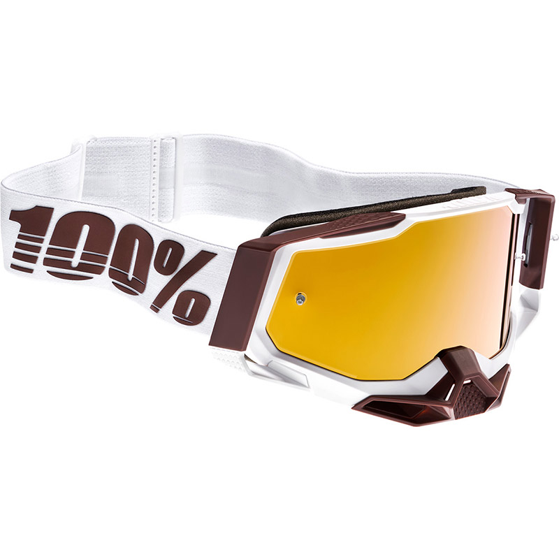 Gold Mirror Lens 100% Racecraft Goggles LTD 