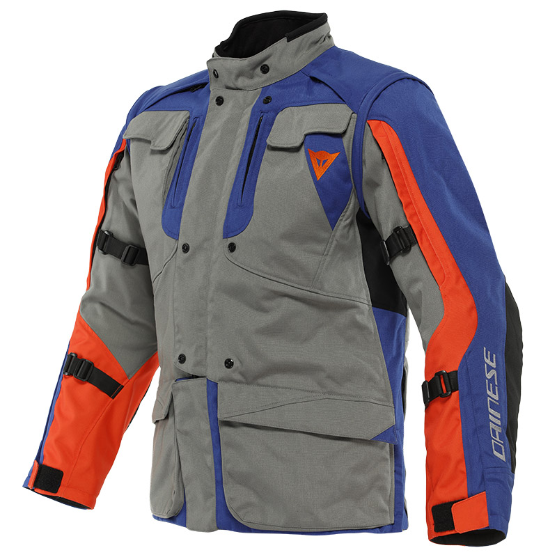 Giacca Enduro Dainese Alligator Tex grigio blu arancio