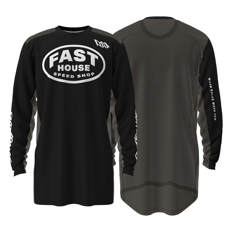 Maglia Fasthouse Grindhouse Air Cooled Ramble nero