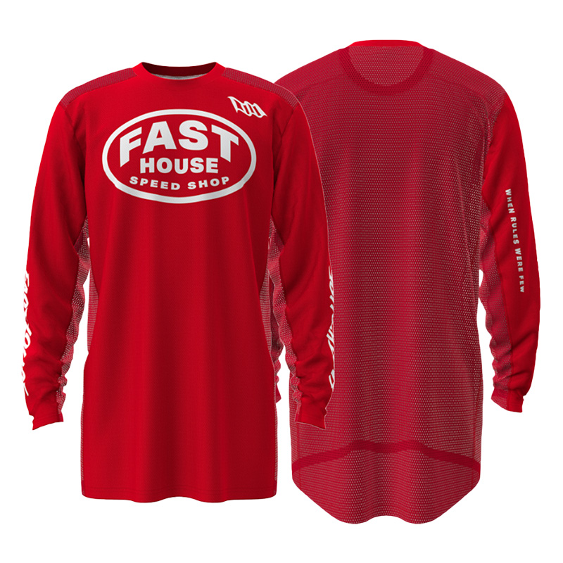 Maillot Fasthouse Grindhouse Air Cooled Ramble rouge