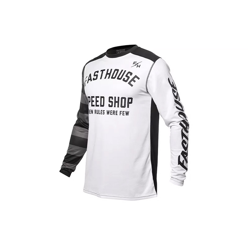 Maglia Fasthouse Carbon 24.1 Eternal bianco