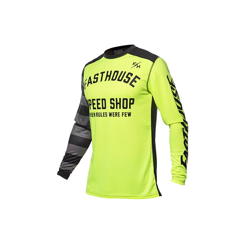 Maglia Fasthouse Carbon 24.1 Eternal giallo