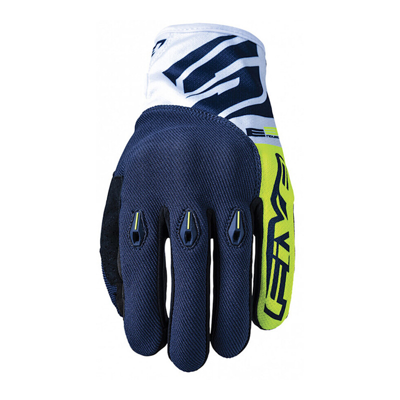 Guanti Five E3 giallo fluo blu