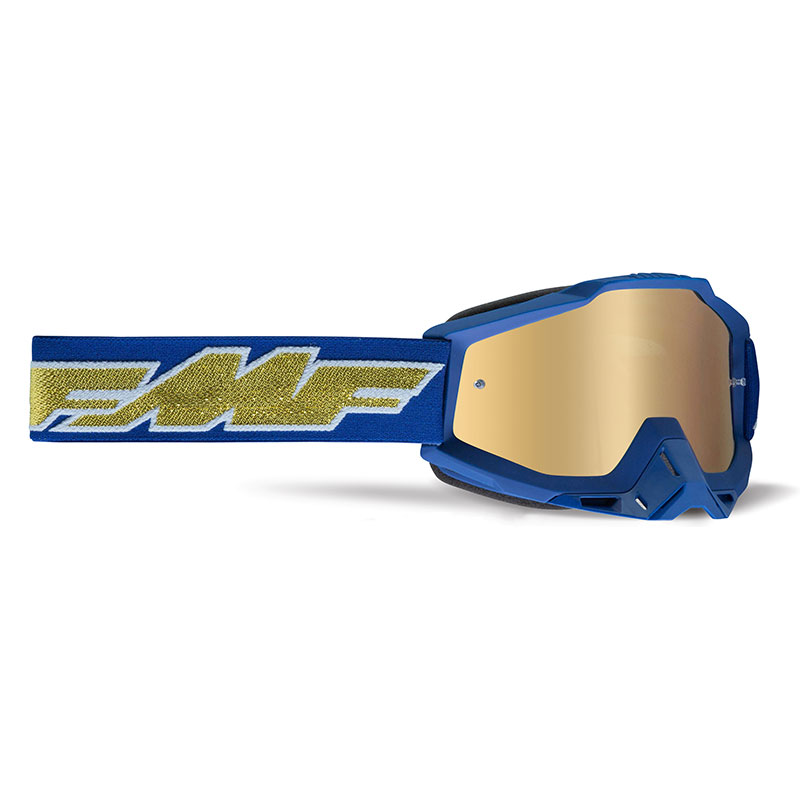 Maschera FMF Powerbomb Rocket Deep navy specchiato