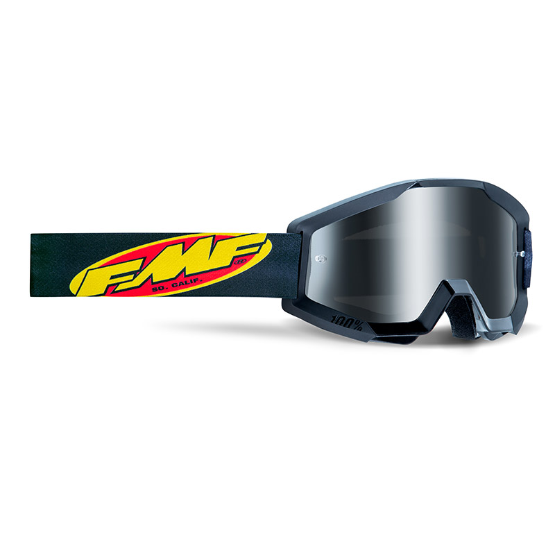 Maschera FMF Powercore Core nero specchiato