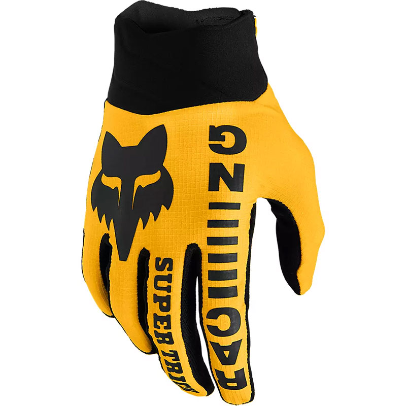 Fox 360 Supr Trik Handschuhe schwarz gelb