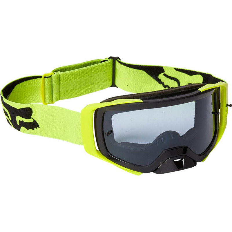 Maschera Fox Airspace Mirer giallo fluo