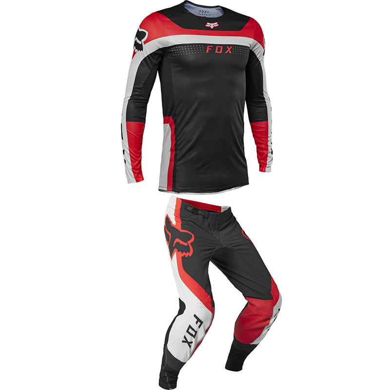 Completo Fox Flexair Efekt rosso fluo