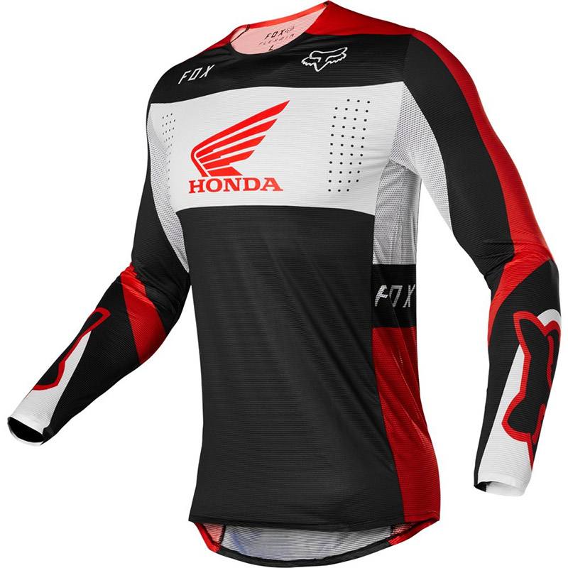 Maglia Fox Flexair Honda V.22 Rosso Fluo | MotoStorm