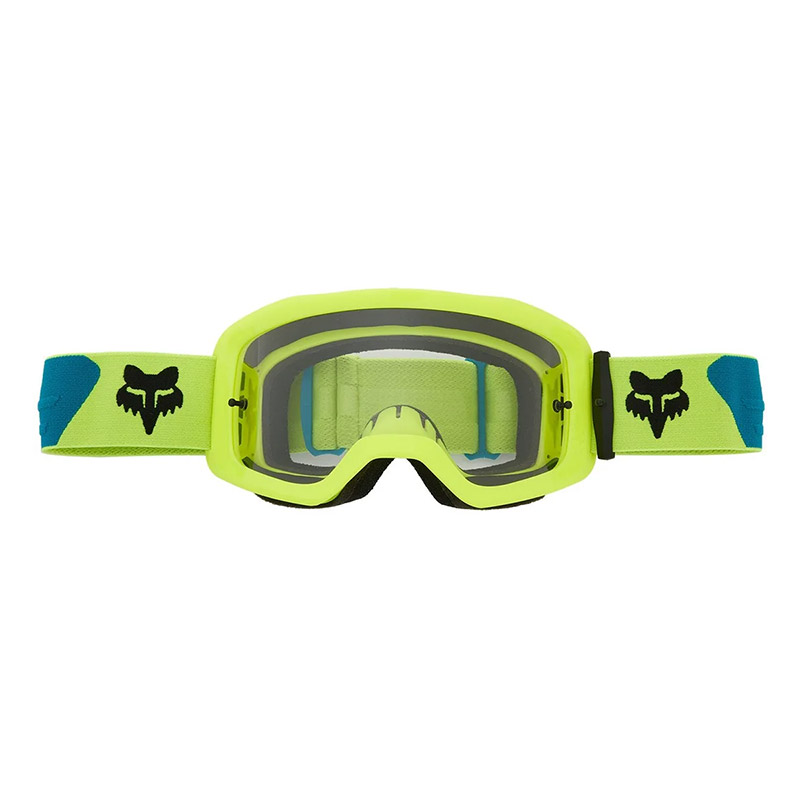 Maschera Fox Main S giallo fluo