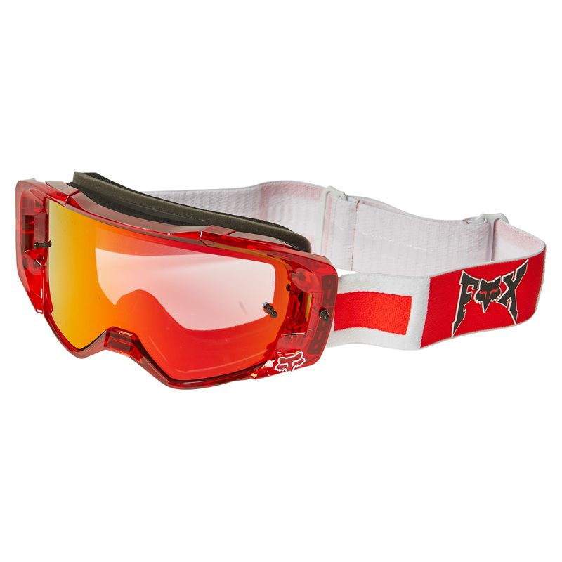 Maschera Fox Vue Celz Spark rosso nero bianco