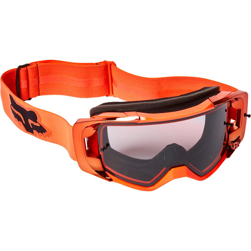 Fox racing main stray goggle black orange maschera MTB dirt downhill new 