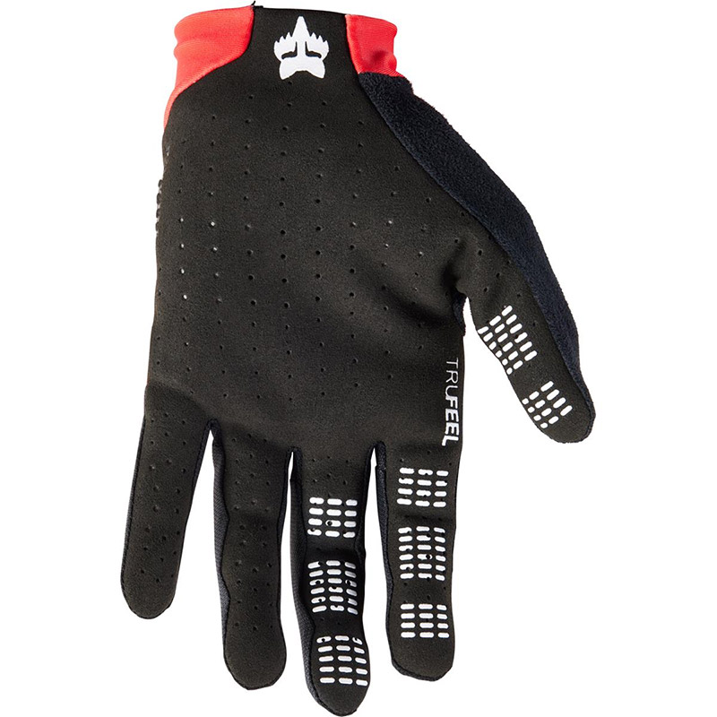 Guantes motocross fox flexair rojo