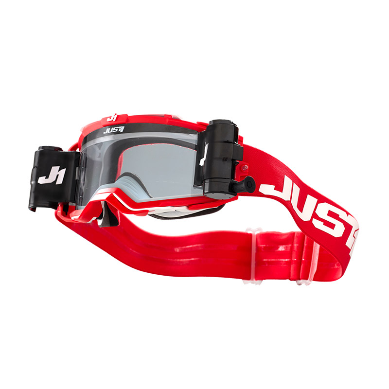 Maschera Just-1 Nerve Plus rosso bianco