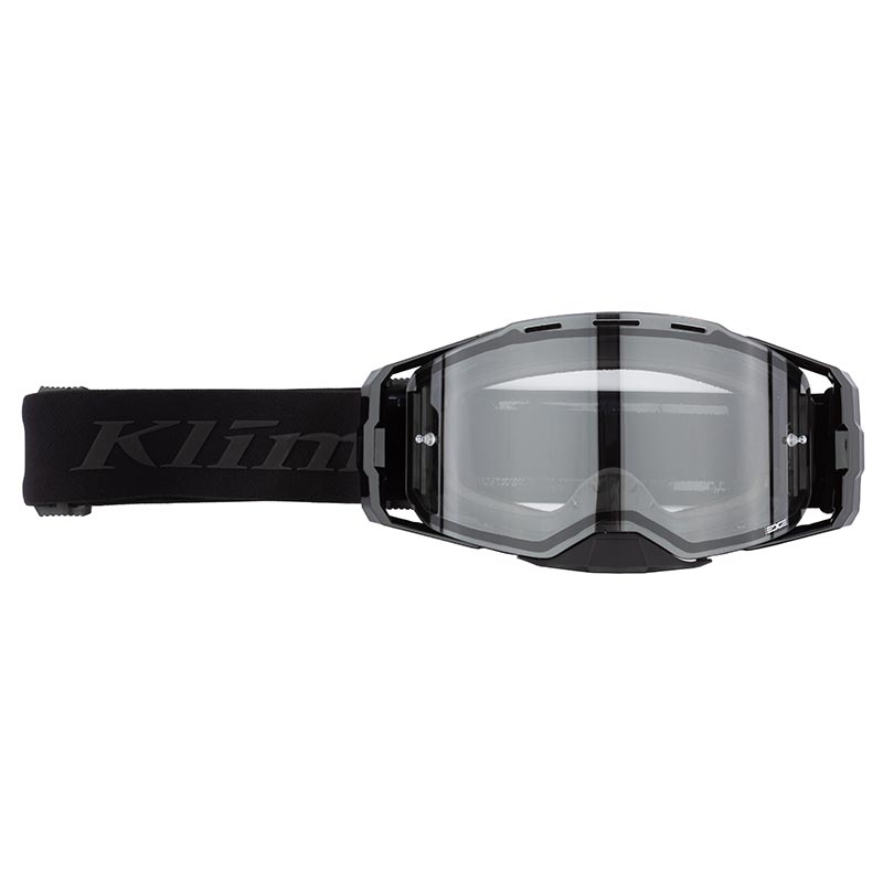 Maschera Klim Edge Stealth Nero trasparente