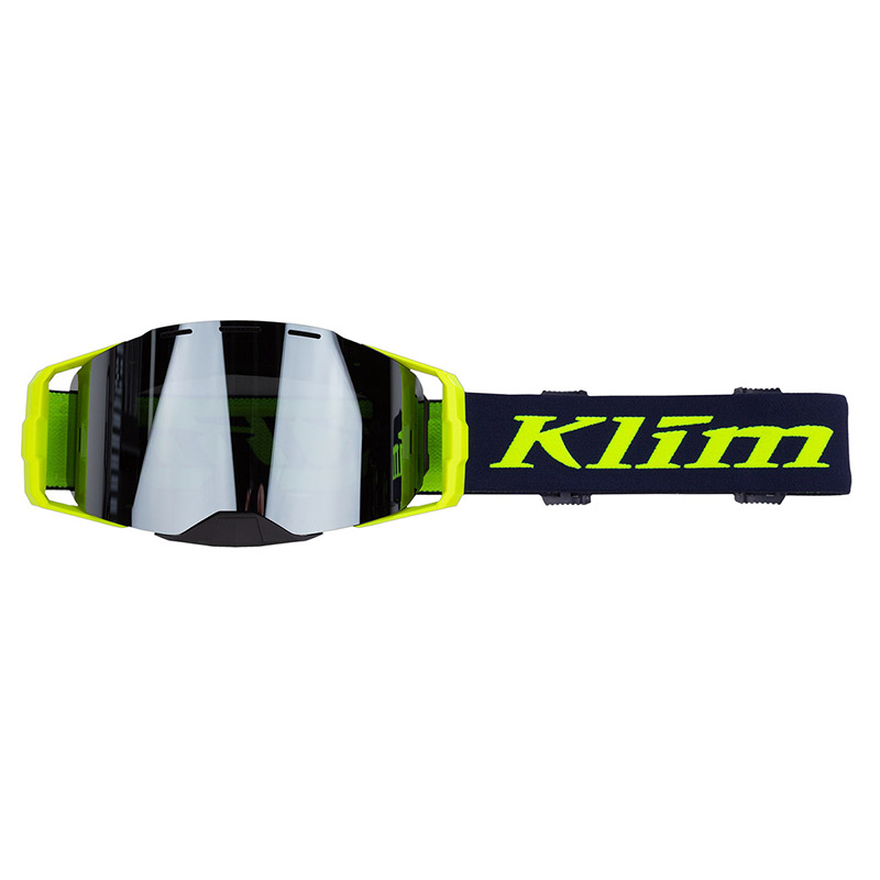 Klim Edge Focus Navy Blu Hi-Vis lente argento