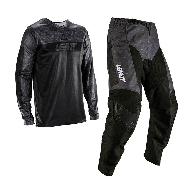 Completo Leatt Ride Kit Moto 3.5 stealth