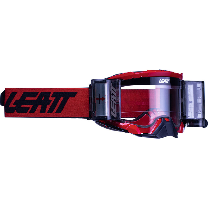 Maschera Leatt Velocity 5.5 Roll Off rosso 22