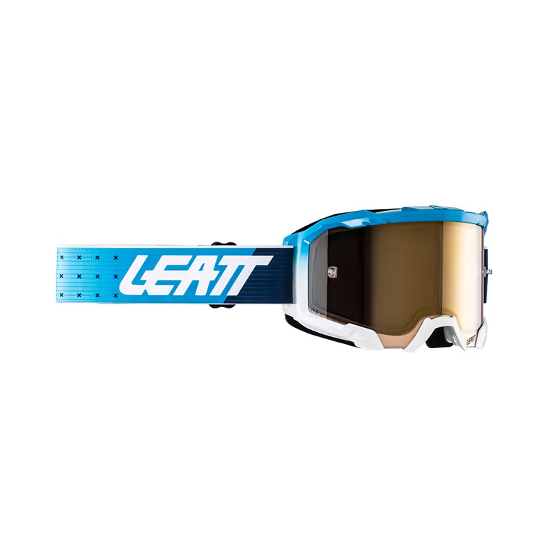 Maschera Leatt Velocity 4.5 Iriz 2024 cyan bronzo