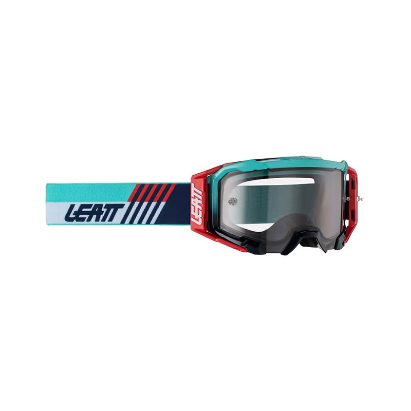 Maschera Moto Cross Leatt VELOCITY 5.5 ENDURO FORGE CLEAR 83VLT Grigio