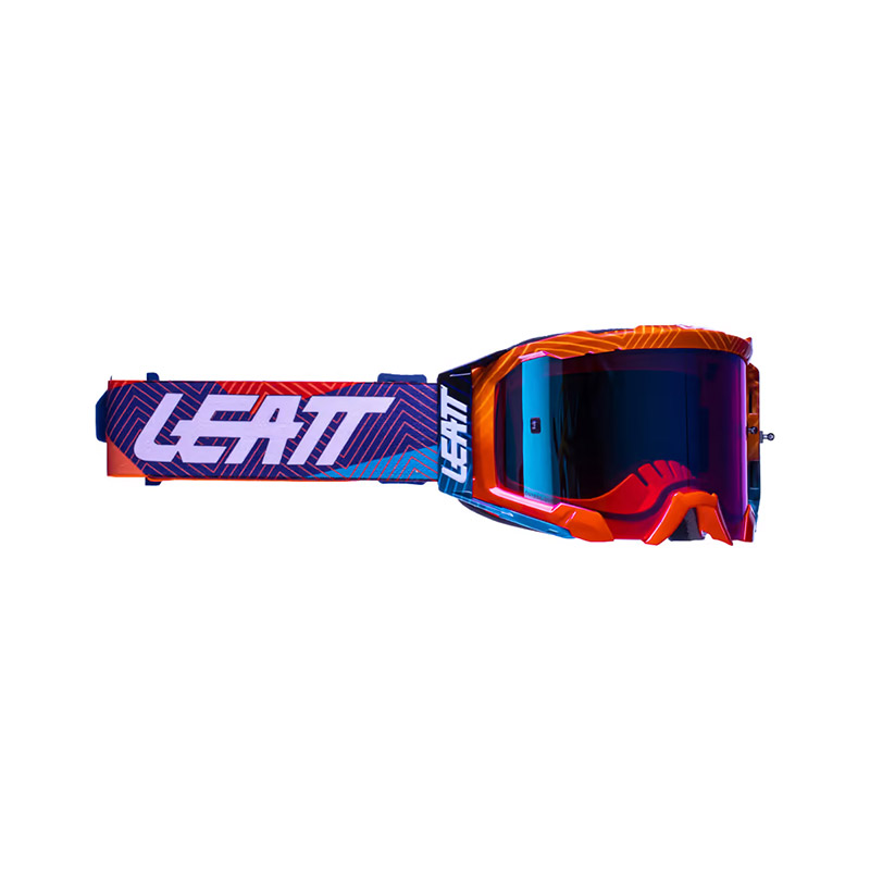 Maschera Leatt Velocity 5.5 Iriz Neon arancio blu