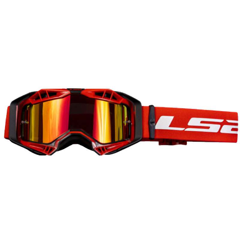 Maschera LS2 Aura Pro nero rosso