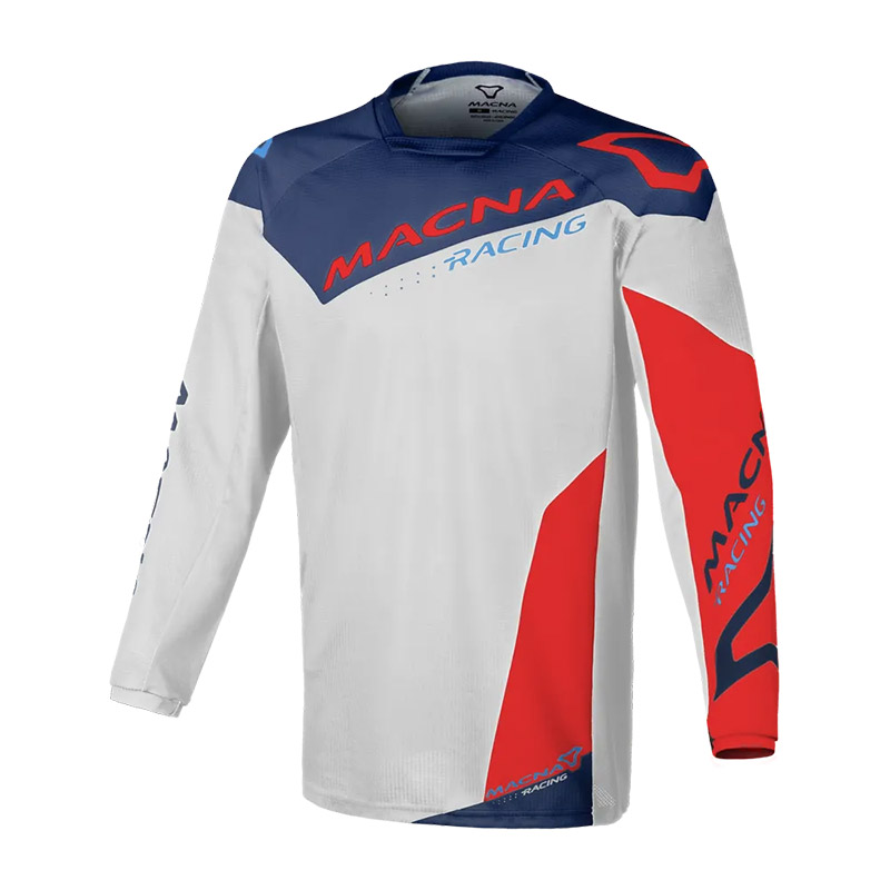 Maglia Macna Backyard-1 grigio rosso blu