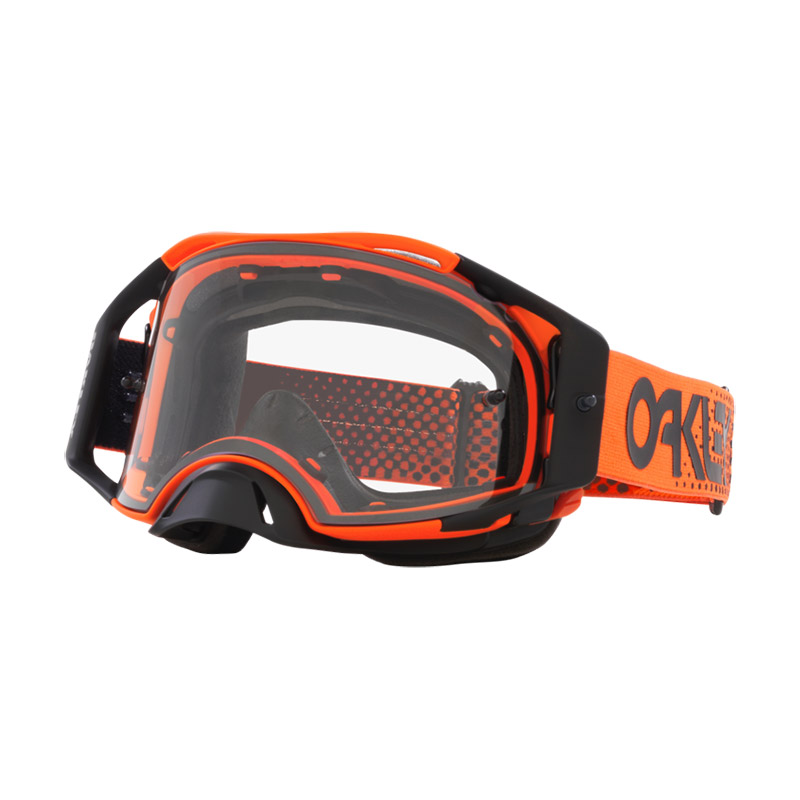 Maschera Oakley Airbrake Mx Moto B1B arancio