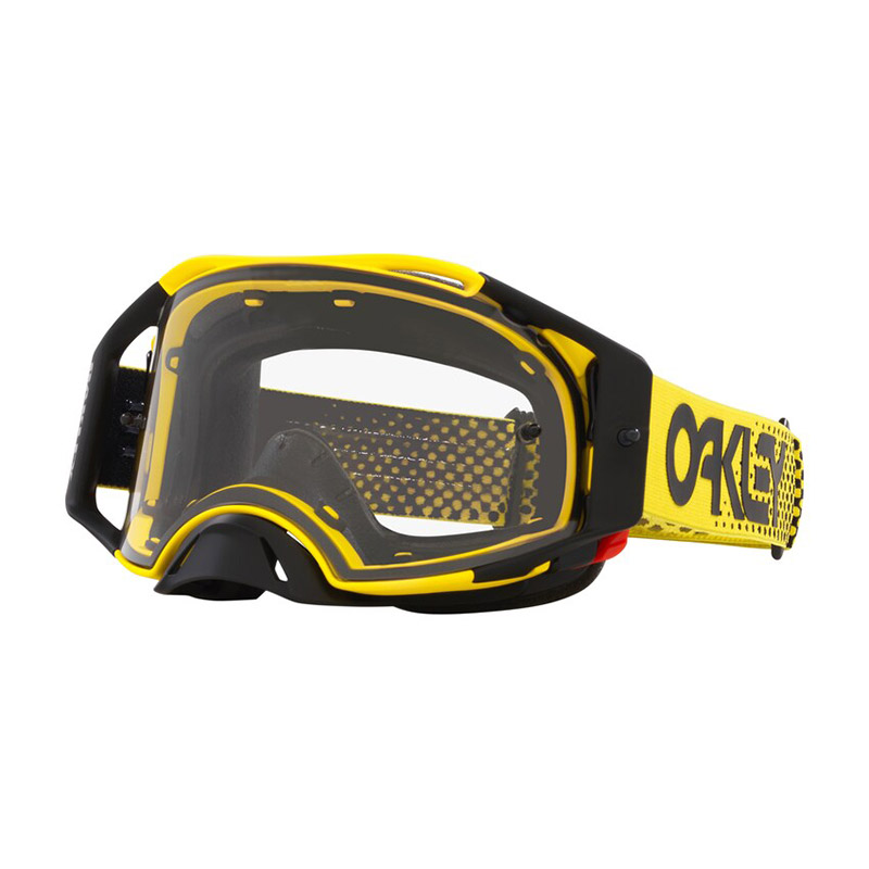 Maschera Oakley Airbrake Mx Moto B1B giallo