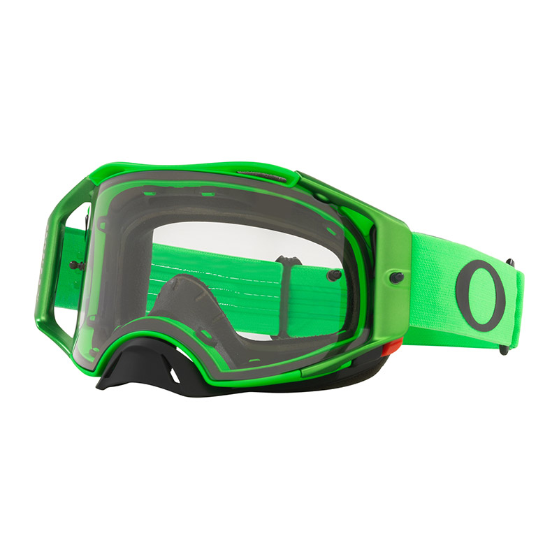 Maschera Oakley Airbrake MX verde lente chiara